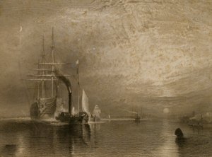 Il vecchio Temeraire da James Tibbitts Willmore