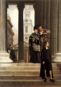Visitatori di Londra da James Jacques Joseph Tissot