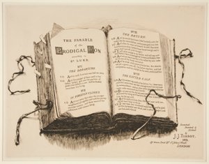 La parabola del figliol prodigo - Frontespizio
