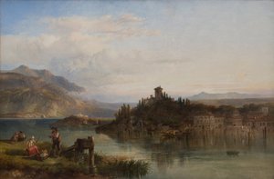 Mattina sul Lago di Garda, Italia, 1861 da James Vivien de Fleury