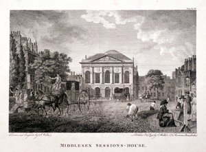 Clerkenwell Green, Finsbury, Londra, 1796 da James Walker