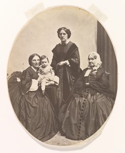 Quattro generazioni, ca. 1860