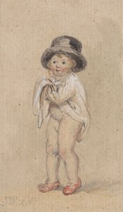 Un bambino con scarpe rosse (Bambino con scarpe rosse e cilindro) da James Ward