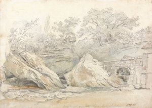 Mulino di Aberdulais, Glamorganshire da James Ward