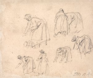 Studi di Figure: Donne al Lavoro da James Ward