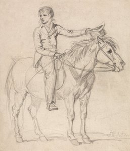 Lord Stanhope (poi conte di Chesterfield) da ragazzo, in sella a un pony da James Ward