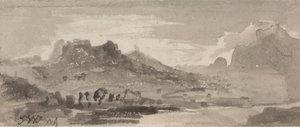 Paesaggio montano da James Ward