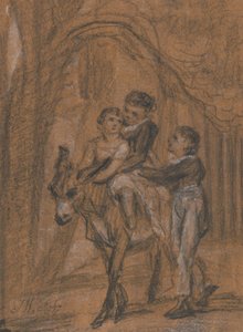Studio per il dipinto a olio I bambini di Theophilus Levitt, Esquire da James Ward