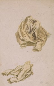 Studio di un cappotto e pantaloni
