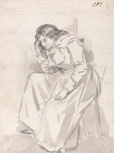 Studio di donna seduta da James Ward