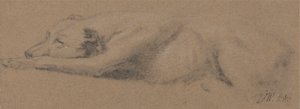 Studio di un Cane Addormentato da James Ward