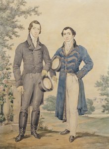 Ritratto di due gentiluomini, 1817 da James Warren Childe