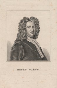 Henry Carey, inciso da R. Grave, c.1800 da James Wasdail