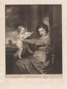 Ritratto di Caroline Spencer con sua figlia Caroline
