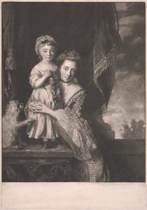 Margaret Georgiana, Viscontessa di Spencer e sua figlia