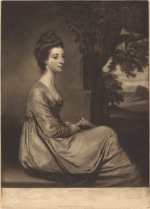 Jemima Contessa Cornwallis da James Watson after Sir Joshua Reynolds