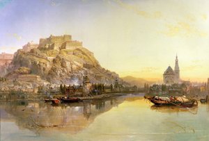 Veduta di Givet da James Webb