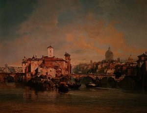 Veduta sul Tevere da James Webb