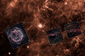 Echi di luce da Cassiopeia A (nel contesto dello Spitzer)