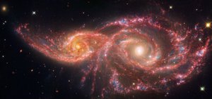 Hubble esamina una coppia di galassie da James Webb Space Telescope (NASA)