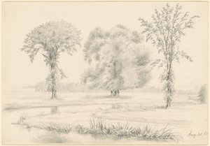Paesaggio con Tre Alberi da James Wells Champney