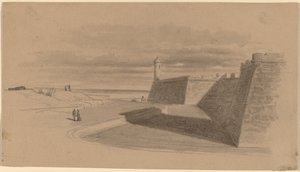 Fossato al Fort Marion, Florida da James Wells Champney