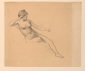 Nudo femminile seduto