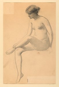 Nudo Femminile Seduto