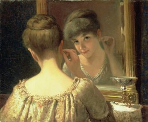 La civetta, c.1885 da James Wells Champney
