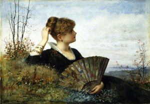 Il ventaglio da James Wells Champney