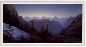 Alba nelle Alpi da James Whittet Smith