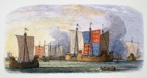Battaglia di Sluys, 1340 da James William Edmund Doyle