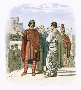 Carataco a Roma nel 52 d.C. da James William Edmund Doyle