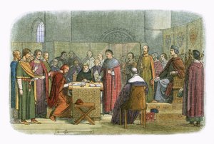 Edoardo riconosciuto come sovrano della Scozia da James William Edmund Doyle