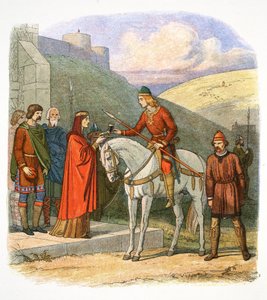 Edoardo il Martire che Arriva a Corfe, Dorset, 978