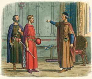 Edoardo minaccia il Lord Maresciallo da James William Edmund Doyle