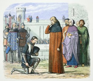 Enrico Bolingbroke che reclama il trono di Riccardo II d