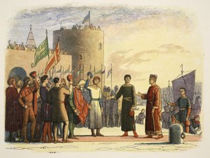 Enrico a Waterford, Irlanda, 18 ottobre 1172, da 