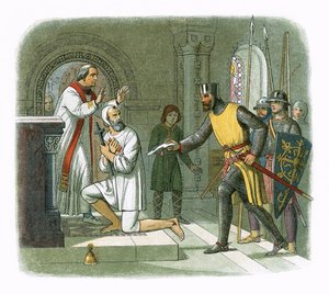 Hubert portato via dal santuario di Boisars da James William Edmund Doyle