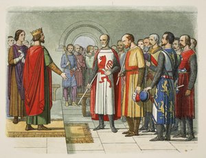 Re Enrico III e il suo Parlamento, Westminster, 1258, da 