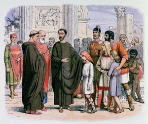 Papa Gregorio a Roma vede schiavi biondi da James William Edmund Doyle