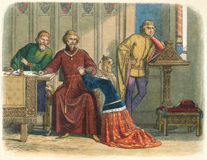 La regina Anna intercede per Sir Simon Burley