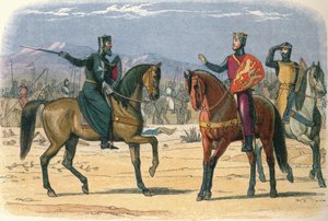 Riccardo e il Maestro di San Giovanni, 1191, 1864 da James William Edmund Doyle