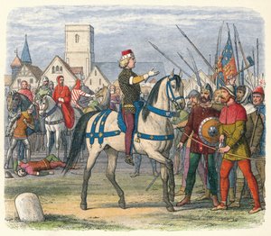 Riccardo assume il comando dei ribelli, 1381, 1864