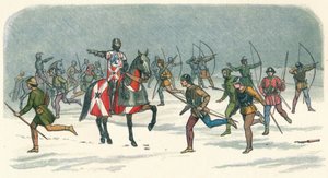 Stratagemma di Lord Fauconbridge a Towton, 1461 1864 da James William Edmund Doyle