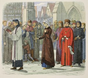 La duchessa di Gloucester fa penitenza da James William Edmund Doyle
