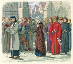 La Duchessa di Gloucester fa penitenza, 1441 da James William Edmund Doyle