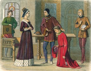 Il Conte di Warwick si sottomette alla Regina Margherita, 1470, 1864