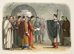 Tommaso Becket proibisce al conte di Leicester di emettere sentenza su di lui da James William Edmund Doyle