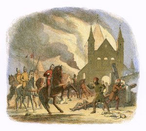 Guglielmo I riceve una ferita mortale a Mantes da James William Edmund Doyle